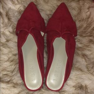 1 State beautiful red mules!!!